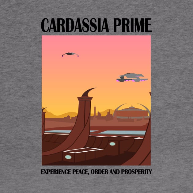 Star Trek - Travel Poster Cardassia Prime by AdriansFinalFrontier